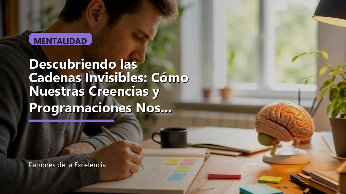 Descubriendo las Cadenas Invisibles: Cómo Nuestras Creencias y Programaciones Nos Limitan: portada unica y optimizada para SEO