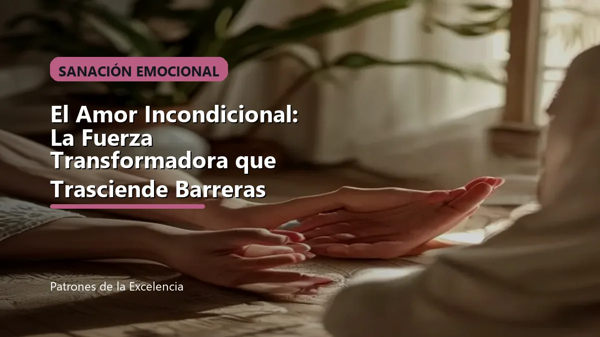 El Amor Incondicional: La Fuerza Transformadora que Trasciende Barreras: portada unica y optimizada para SEO