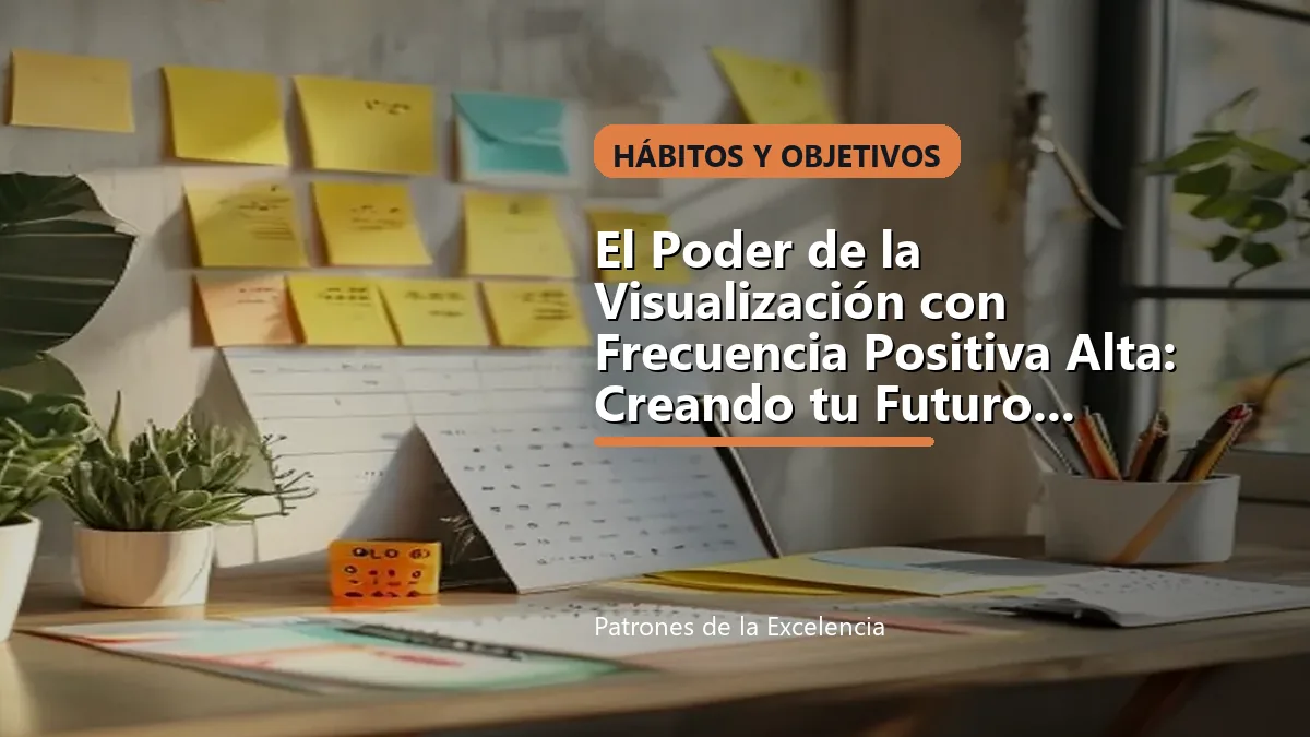 El Poder de la Visualización con Frecuencia Positiva Alta: Creando tu Futuro Deseado: portada unica y optimizada para SEO