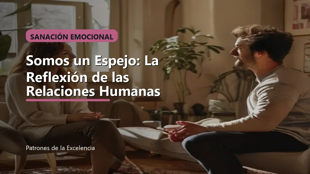 Somos un Espejo: La Reflexión de las Relaciones Humanas: portada única sobre Sanación emocional