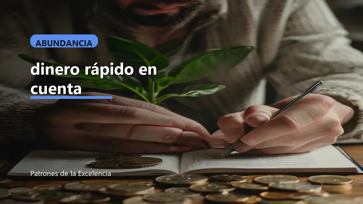 dinero rápido en cuenta: portada única sobre Abundancia