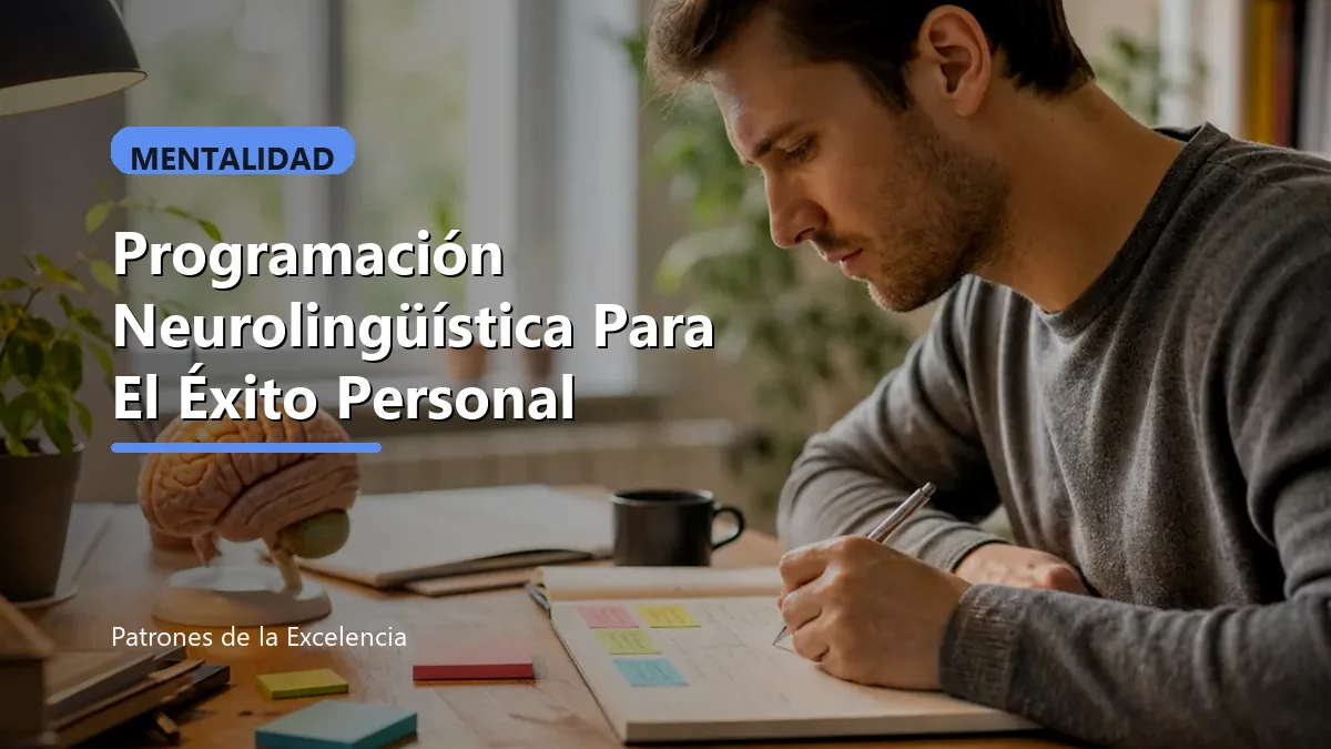 Programación Neurolingüística Para El Éxito Personal: portada unica y optimizada para SEO