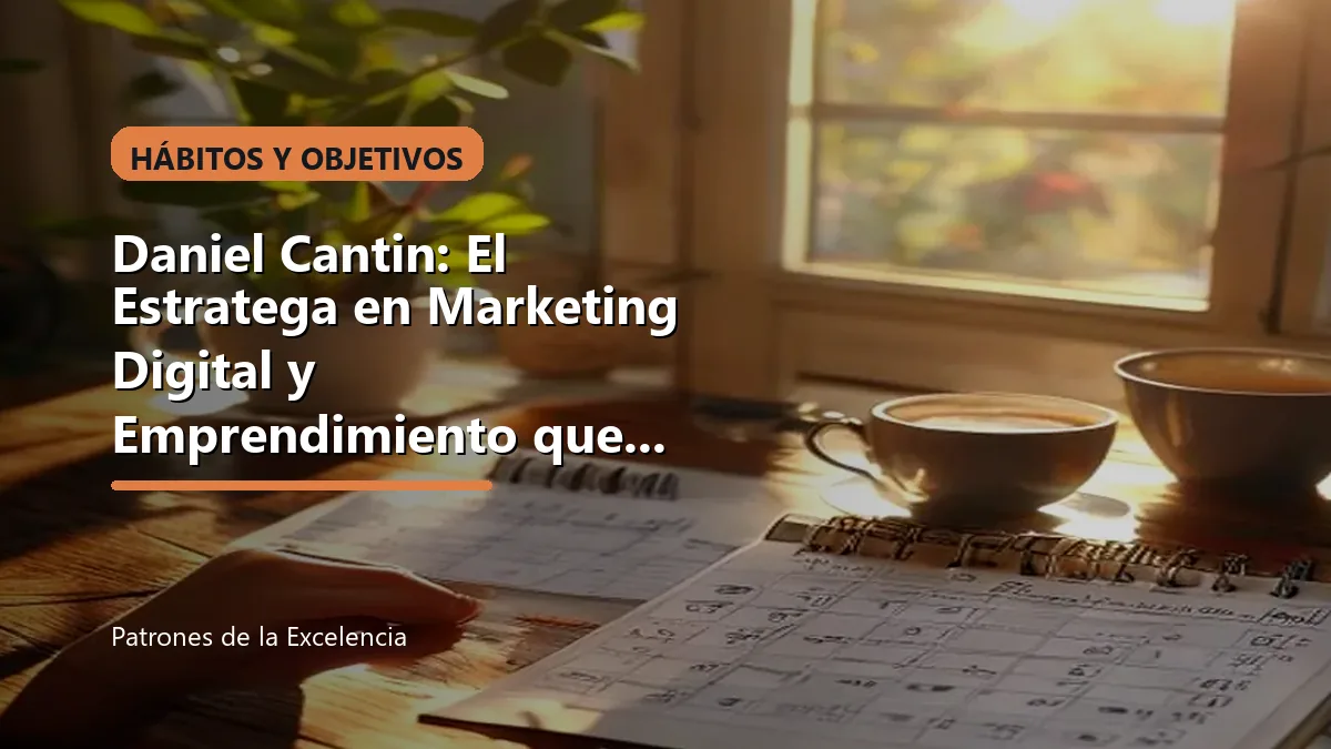 Daniel Cantin: El Estratega en Marketing Digital y Emprendimiento que Revoluciona los Negocios: portada unica y optimizada para SEO