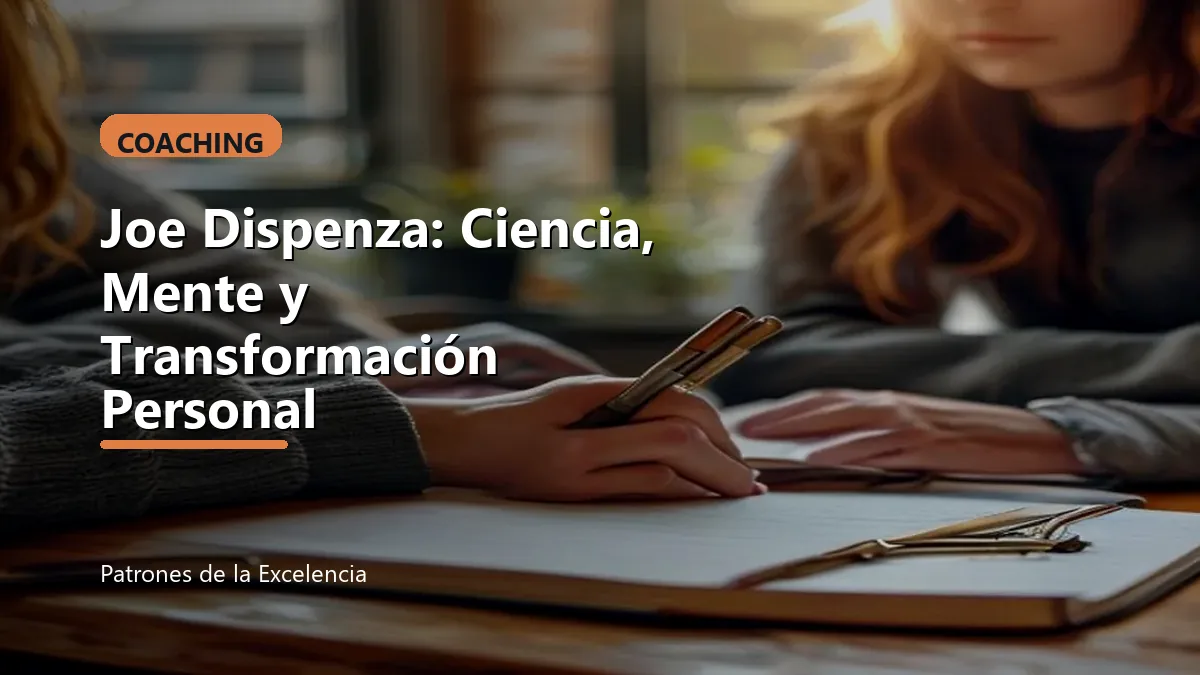Joe Dispenza: Ciencia, Mente y Transformación Personal: portada unica y optimizada para SEO