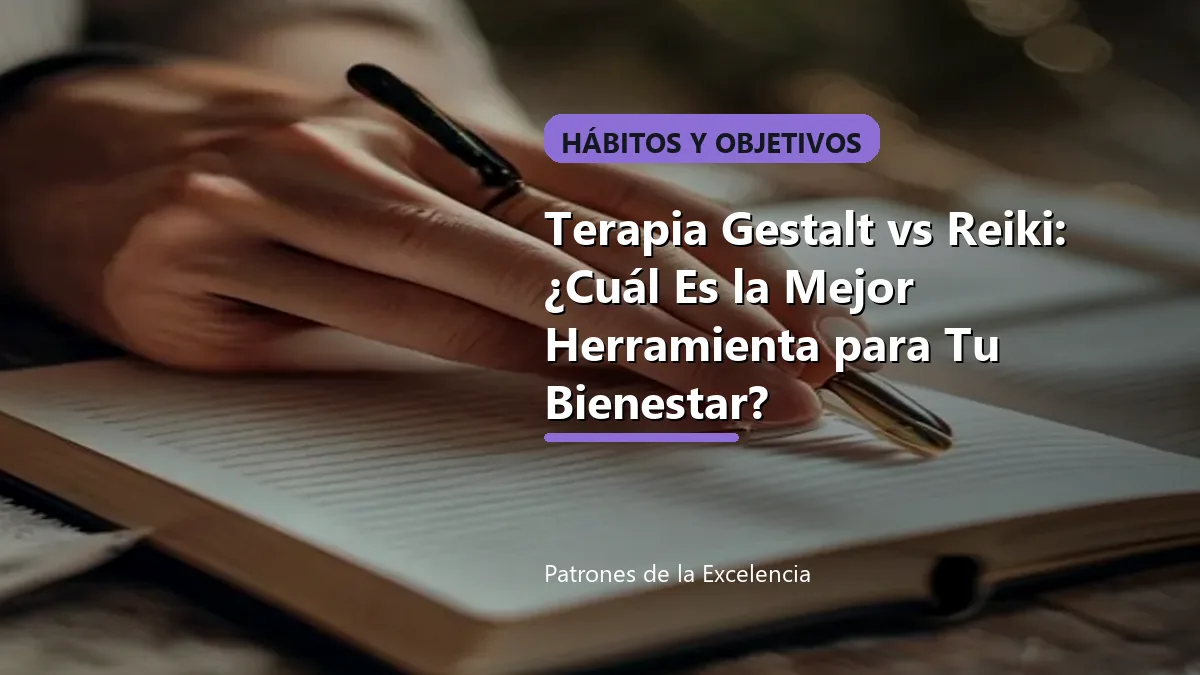 Terapia Gestalt vs Reiki: ¿Cuál Es la Mejor Herramienta para Tu Bienestar?: portada unica y optimizada para SEO