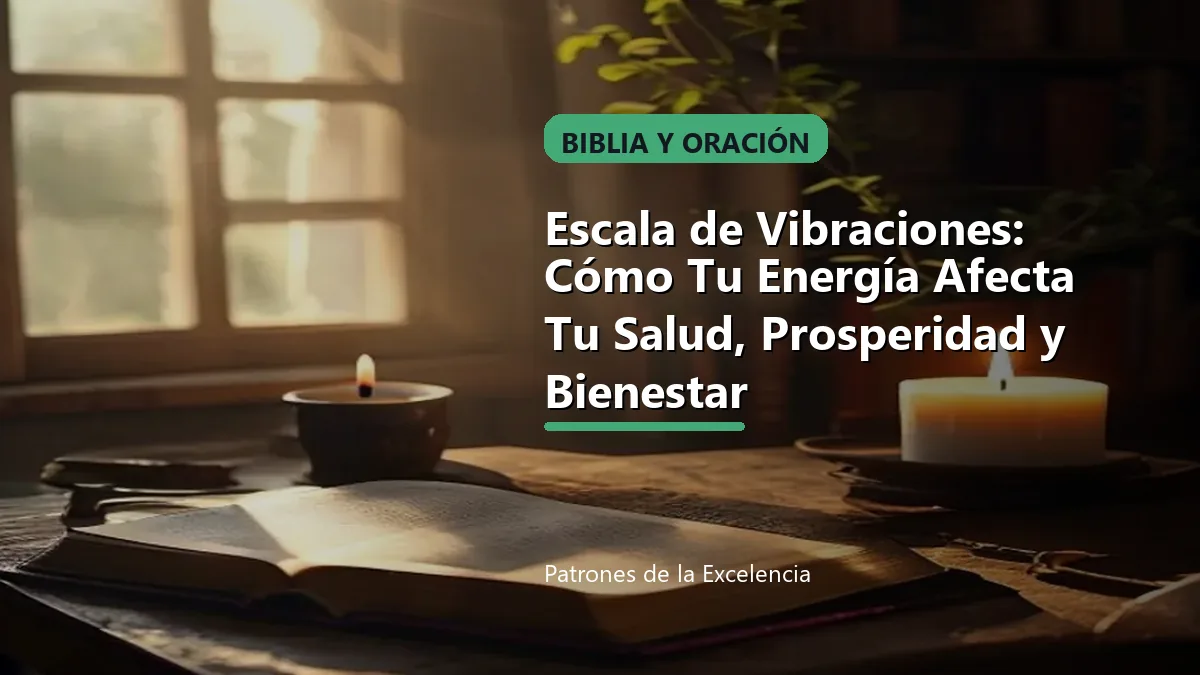 Escala de Vibraciones: Cómo Tu Energía Afecta Tu Salud, Prosperidad y Bienestar: portada unica y optimizada para SEO
