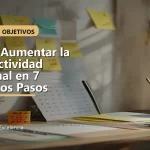 Cómo Aumentar la Productividad Personal en 7 Sencillos Pasos: portada unica y optimizada para SEO