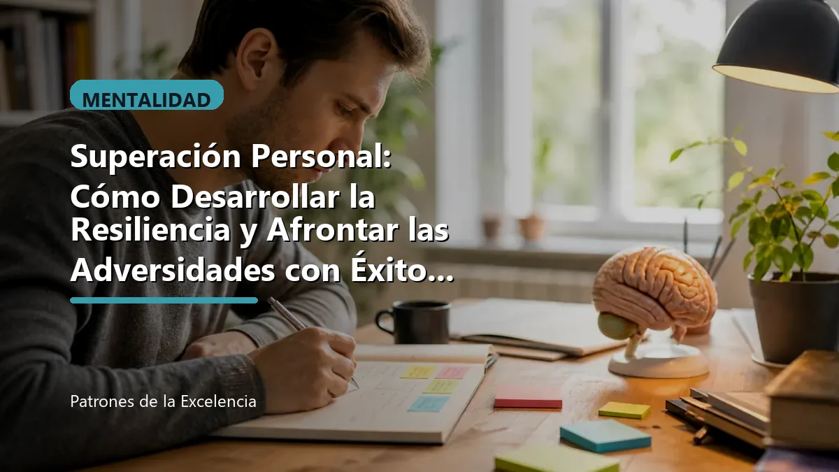 Superación Personal: Cómo Desarrollar la Resiliencia y Afrontar las Adversidades con Éxito 💪🌟: portada unica y optimizada para SEO
